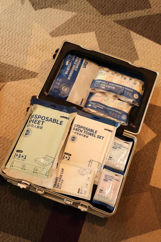 【GRAREY格瑞亚旅行用品合集】一次性床单四件套/浴巾毛巾/马桶垫/内裤等WD 商品图2
