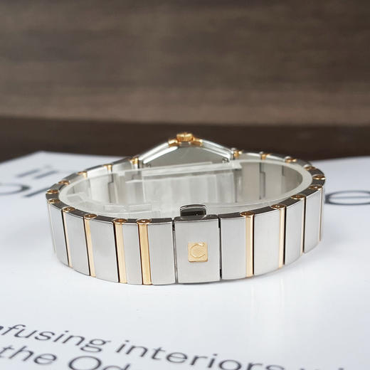 【95新】OMEGA 欧米茄123.20.27.60.58.001石英机芯27MM（女款）星座系列精钢/18K黄金020426TJ10 商品图6