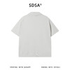 SDSA男装2026新款高贵轻奢老钱风细闪半纽扣翻领T恤针织百搭上衣 商品缩略图4