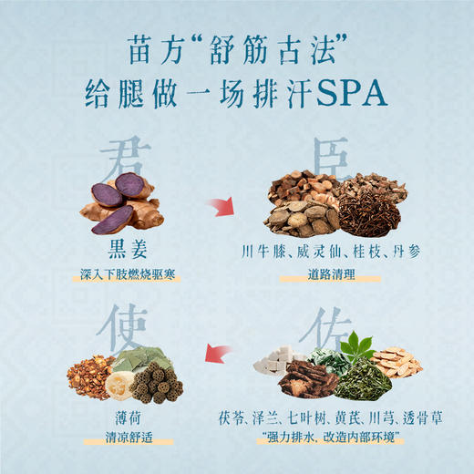 溯源机制【靶向燃烧  专收大象腿】后辰苗岭黑姜腿贴 商品图4