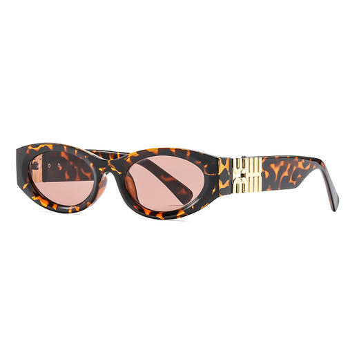 爆款2026新款 时尚猫眼墨镜 女士防紫外线开车高级感太阳眼镜 商品图5