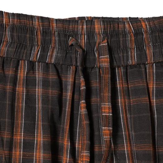 SDSA男装2026新款高贵轻奢复古格纹格子抽绳休闲裤垂感慵懒风长裤 商品图2