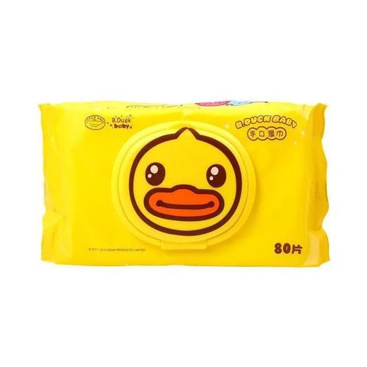 B.DUCK BABY 小黄鸭手口湿巾 80抽/袋 商品图0