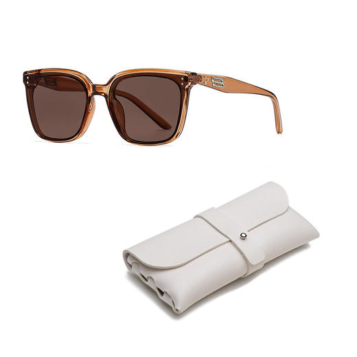 【素颜潮镜！下单送眼镜收纳包】2026新款 偏光墨镜 男款防紫外线太阳眼镜 女高级感开车防晒墨镜 商品图5