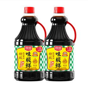 【QT】厨邦酱油 味极鲜酱油 1.9L 大号装