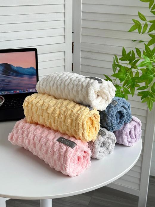 【蕉下云朵绒5A抗菌干发帽/毛巾/浴巾合集】云朵绒5A抗菌材质，加大加厚设计，三倍瞬吸水WD 商品图3