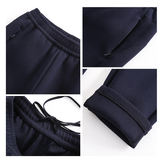 太空棉空气层】女士 太空棉直筒拼接卫裤 商品图4