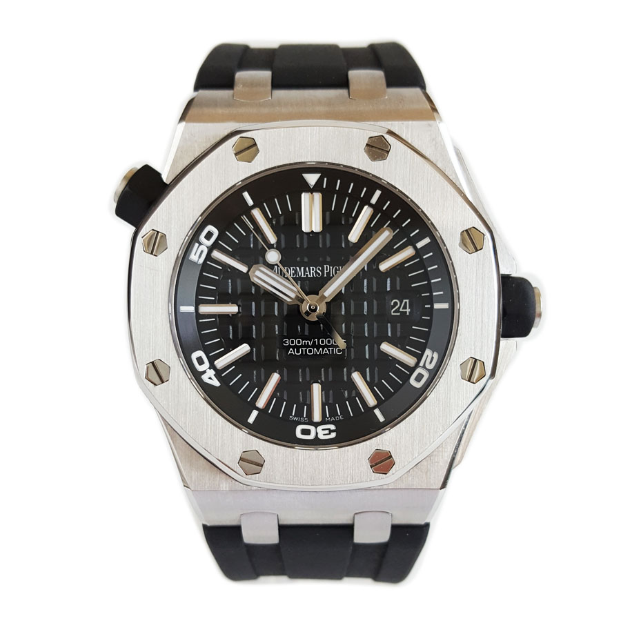 【95新】Audemars Piguet 爱彼15703ST.OO.A002CA.01自动机械机芯日期显示42MM（男款）皇家橡树离岸型系列精钢040426NJS25