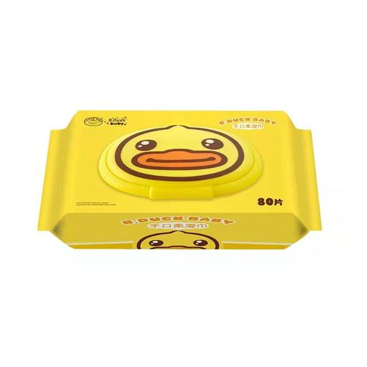 B.DUCK BABY 小黄鸭手口湿巾 80抽/袋 商品图1