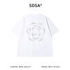 SDSA男装2026新款金属感花体字母印花短袖T恤宽松重磅休闲上衣 商品缩略图4