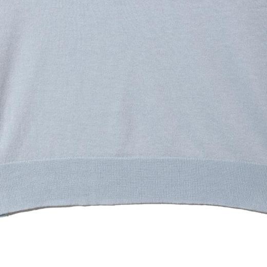 SDSA男装2026新款高贵轻奢日系简约纯色针织圆领短袖T恤百搭上衣 商品图3