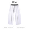 SDSA男装2026新款高贵轻奢潮牌拼接格纹腰头抽绳松紧休闲裤百搭 商品缩略图0