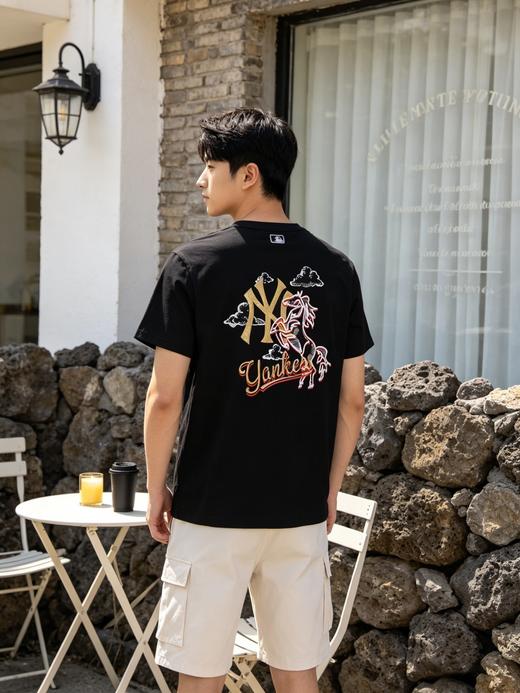 二店y 【正品授权】 MLB招财小马 ，限定款 情侣印花T恤 商品图14