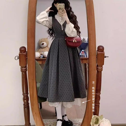 裁缝学苑AH144两件套衬衫穿搭背心裙一整套韩系背带连衣裙纸样女装服装打板 商品图5