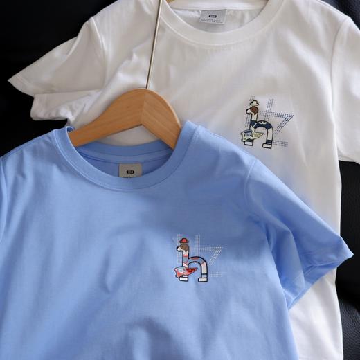 二店y 【2619】高端局，哈吉狗儿童液氮精梳棉短袖T恤 商品图8