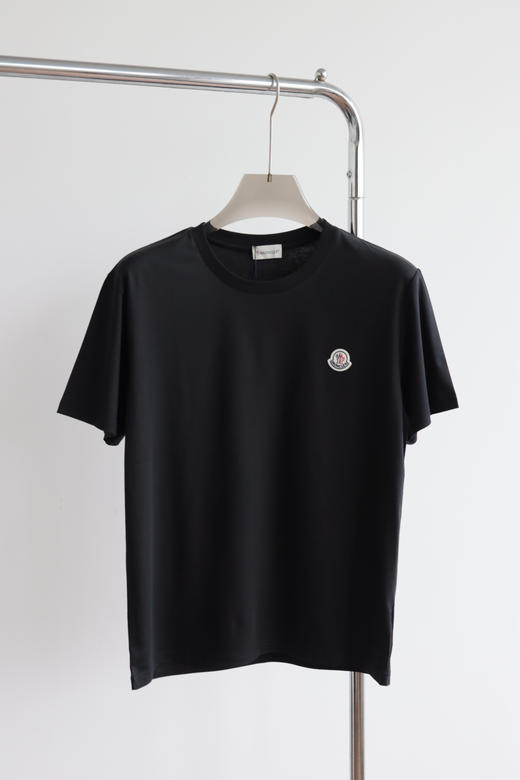 极简奢感｜M0nc1er 经典刺绣水柔丝光圆领T恤 TX638 商品图6