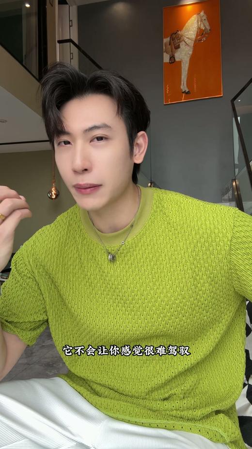 26T230SDSA男装2026新款高贵轻奢日系复古纯色肌理圆领短袖T恤百搭上衣 商品图0