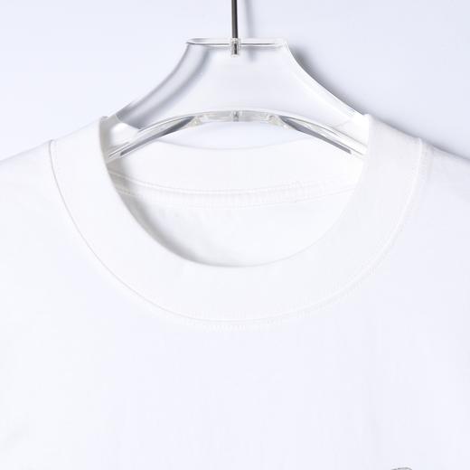 SDSA男装2026新款金属感花体字母印花短袖T恤宽松重磅休闲上衣 商品图1