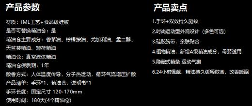 ————锐舞-手镯元气防护手环SH1（代发）（颜色随机发） 商品图1