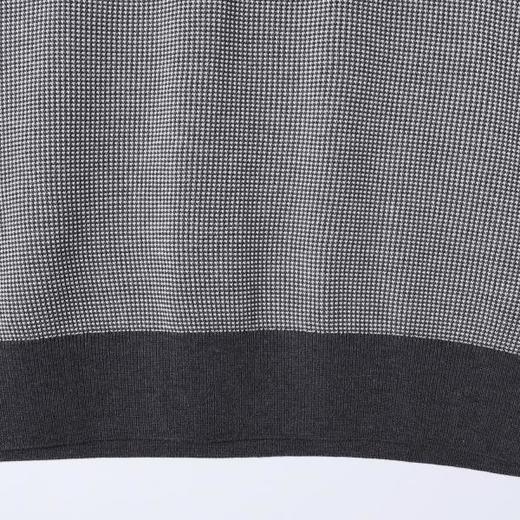 SDSA男装2026新款轻奢撞色华夫格半拉链短袖Polo衫宽松休闲上衣 商品图3