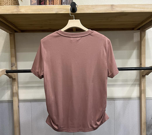 XY｜POLO WALK专柜正品女式水柔棉柔软抽褶休闲短袖T恤ah2w42e20217 商品图1