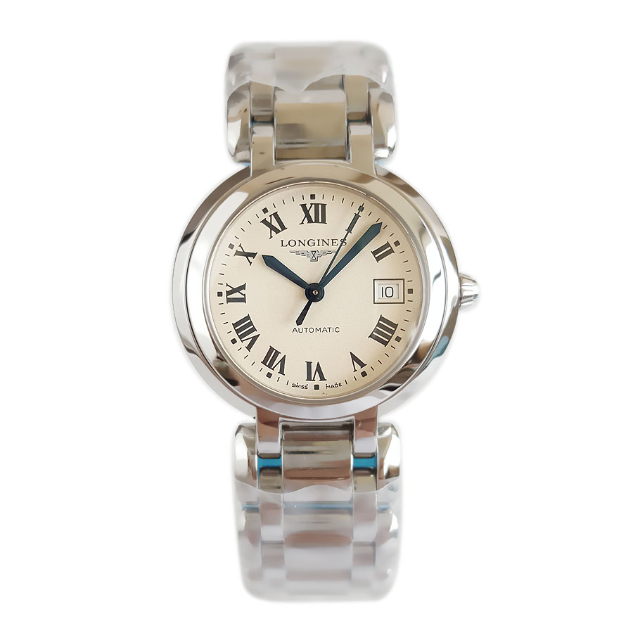 【99新】LONGINES 浪琴L8.113.4.71.6自动机械机芯日期显示30MM（女款）心月系列精钢060426AK12