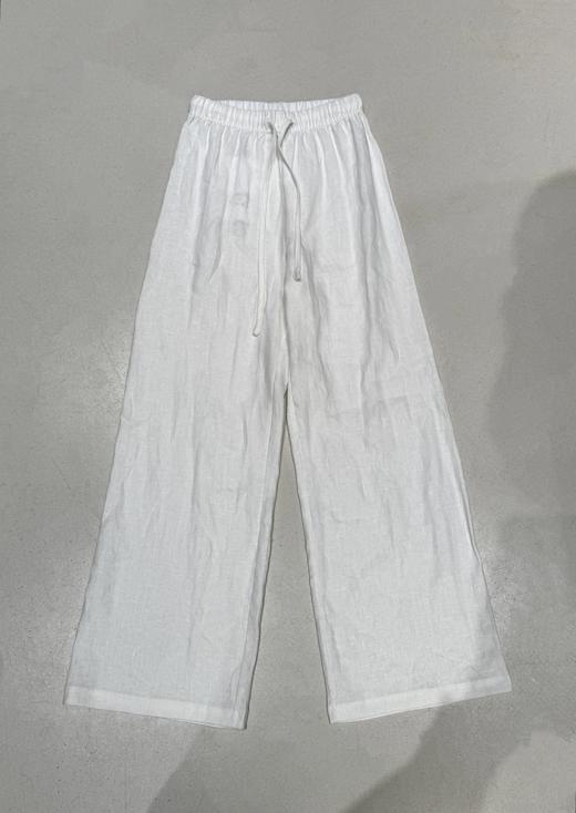 【门店同款】ENJOY夏季素白麻感休闲裤 171193370 商品图0