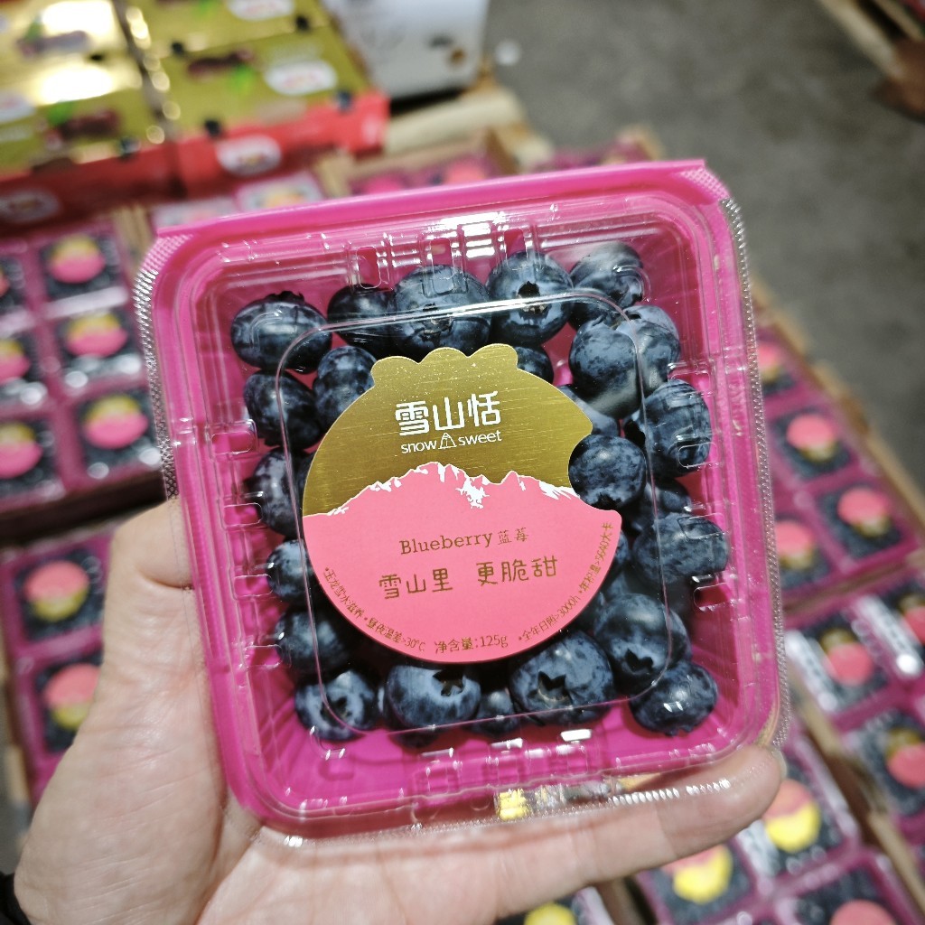 秒杀！雪山恬～云南纯甜花香蓝莓
