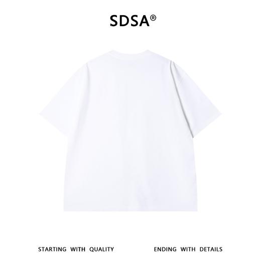 SDSA男装2026新款高贵轻奢简约字母飞鸟印花圆领短袖T恤百搭上衣 商品图4