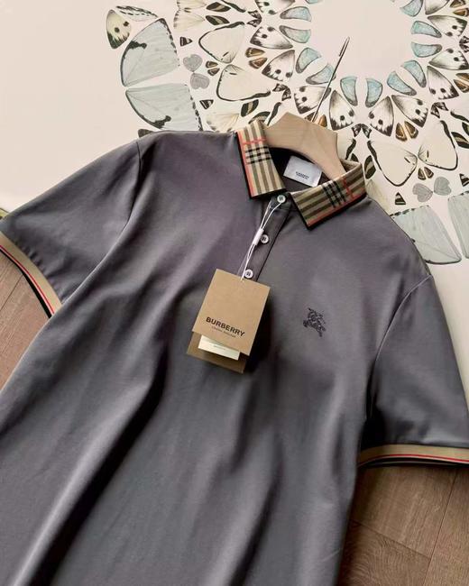 26SS巴宝莉经典条纹商务休闲Polo 商品图7