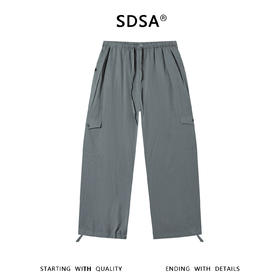 SDSA男装2026新款高贵轻奢潮牌工装大口袋抽绳休闲裤百搭时尚舒适