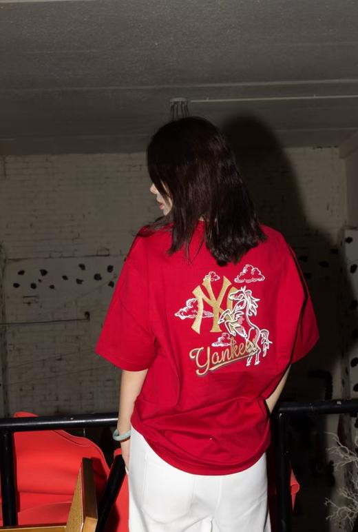 二店y 【正品授权】 MLB招财小马 ，限定款 情侣印花T恤 商品图2