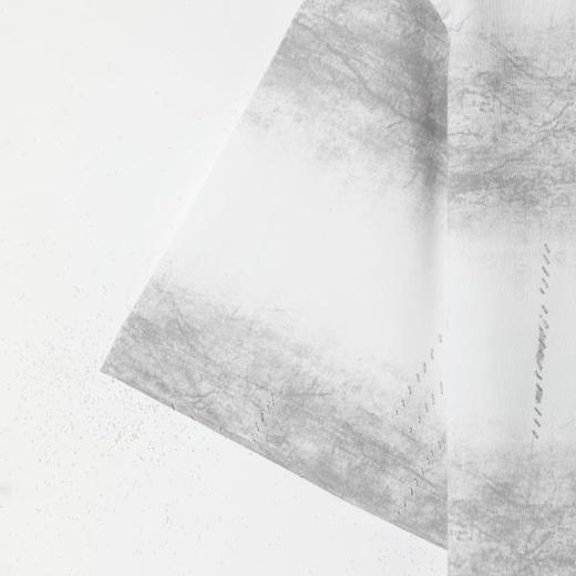 SDSA男装2026新款高贵轻奢韩系扎染条纹滴胶设计圆领短袖T恤百搭 商品图2