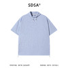 SDSA男装2026新款华夫格新中式盘扣抽绳短袖T恤宽松立领休闲上衣 商品缩略图0
