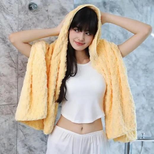 【蕉下云朵绒5A抗菌干发帽/毛巾/浴巾合集】云朵绒5A抗菌材质，加大加厚设计，三倍瞬吸水WD 商品图10