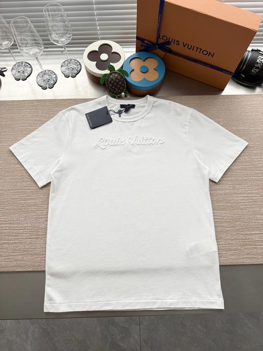 驴家 26ss刺绣字母标识短袖T恤 商品图3