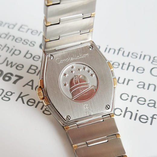 【95新】OMEGA 欧米茄123.20.27.60.58.001石英机芯27MM（女款）星座系列精钢/18K黄金020426TJ10 商品图4