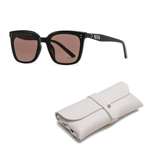 【素颜潮镜！下单送眼镜收纳包】2026新款 偏光墨镜 男款防紫外线太阳眼镜 女高级感开车防晒墨镜 商品图8