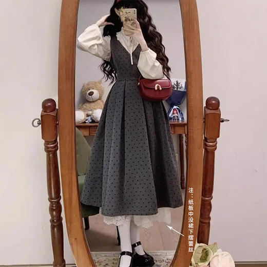 裁缝学苑AH144两件套衬衫穿搭背心裙一整套韩系背带连衣裙纸样女装服装打板 商品图2