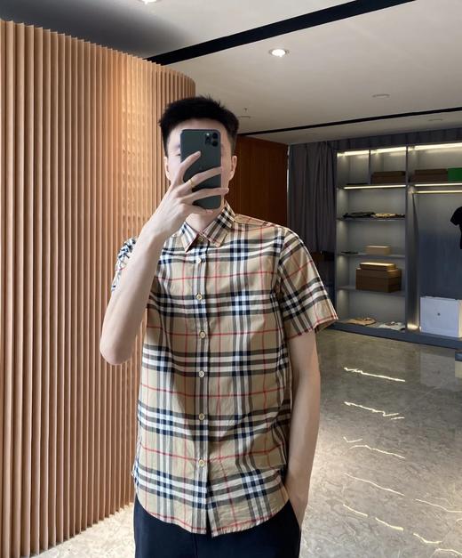 巴宝莉经典格子衬衫 男女同款衬衫 商品图4