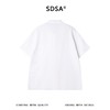 SDSA男装2026新款高贵轻奢肌理竖纹翻领短袖衬衫宽松休闲上衣 商品缩略图4