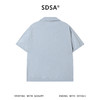 SDSA男装2026新款高贵轻奢老钱风细闪半纽扣翻领T恤针织百搭上衣 商品缩略图4
