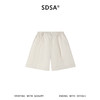 SDSA男装2026新款高贵轻奢韩系简约纯色舒适休闲短裤百搭时尚裤子 商品缩略图0