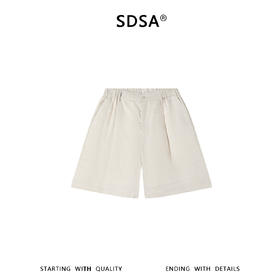 SDSA男装2026新款高贵轻奢韩系简约纯色舒适休闲短裤百搭时尚裤子