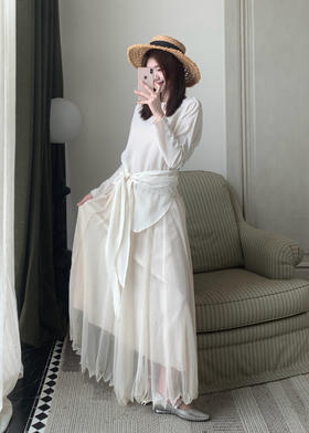 【门店同款】ENJOY春季绑带设计款上衣 170497064