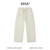 SDSA男装2026新款高贵轻奢日系松弛感纯色褶皱抽绳休闲裤百搭简约 商品缩略图0