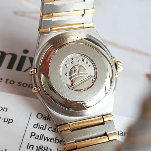 【95新】OMEGA 欧米茄1292.10.00自动机械机芯日期显示27MM（女款）星座系列精钢/18K黄金230326NJS27 商品图4