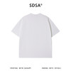 SDSA男装2026新款高贵轻奢抽绳亨利领短袖T恤宽松插肩袖休闲上衣 商品缩略图1