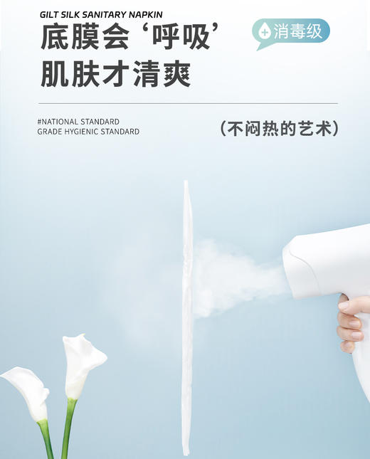 【6折】3楼爱慕健康 鎏金丝迷你卫生巾（180mm*10片）JS150317 商品图5