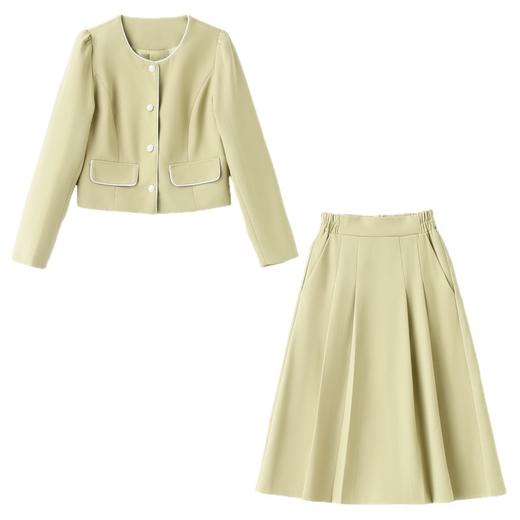 小香风长袖套装裙新款轻熟风洋气减龄气质半身裙两件套LT2366 商品图4